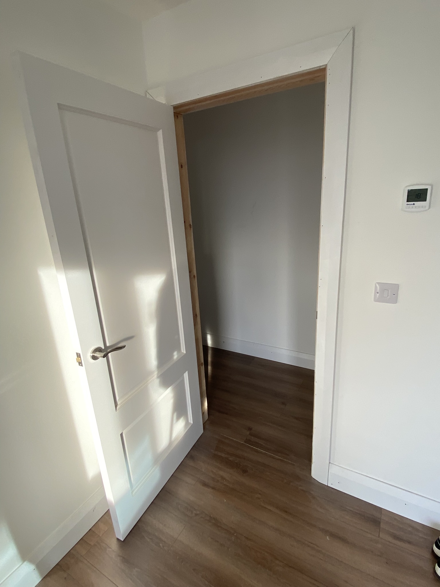 Laminate flooring detail