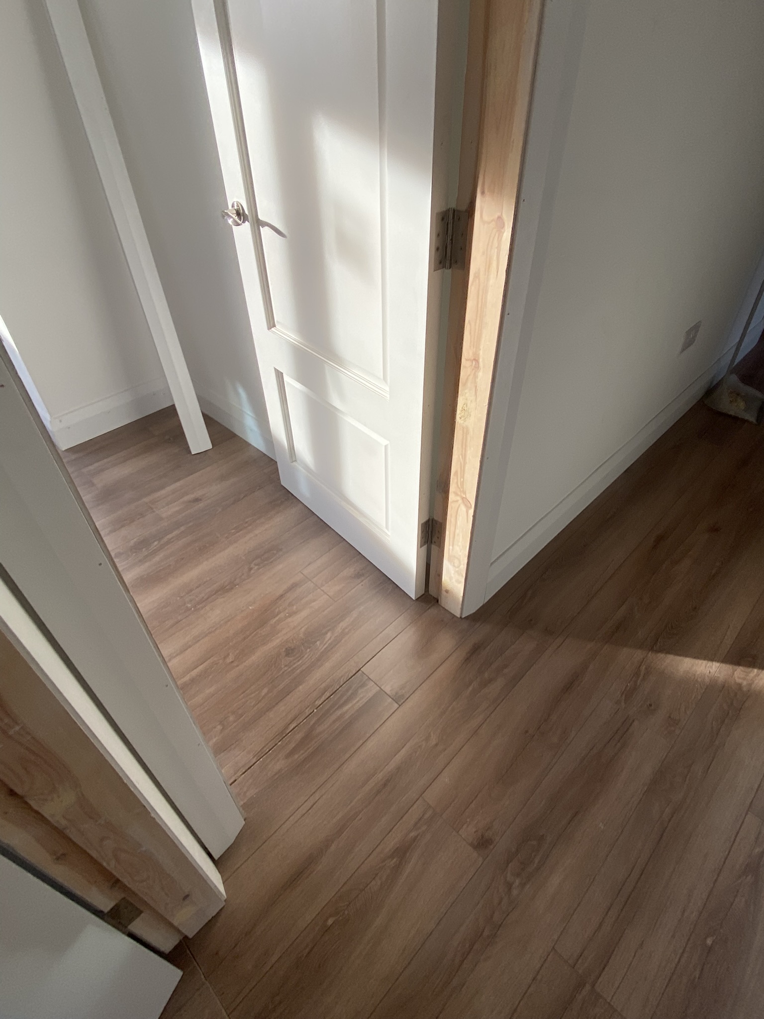 Laminate flooring detail